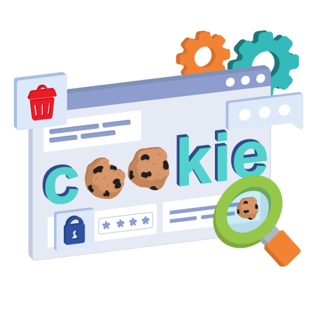 Illustration of cookie consent