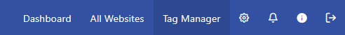 Matomo Tag Manager menu