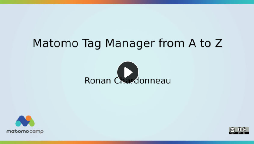 matomocamp video tag manager a to z