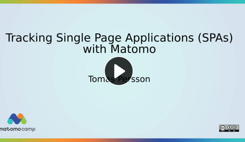matomocamp video tracking SPAs