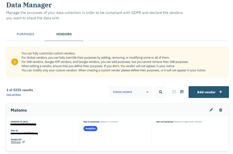 view didomi data manager