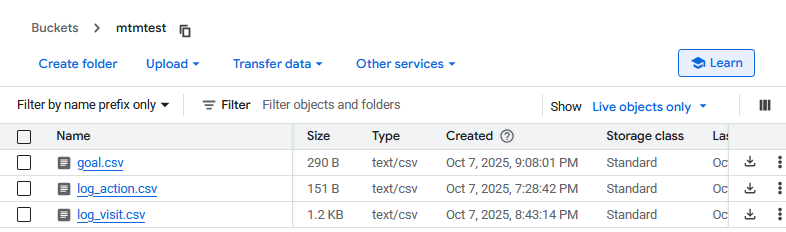 google cloud bucket