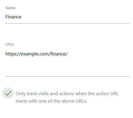 add new website url