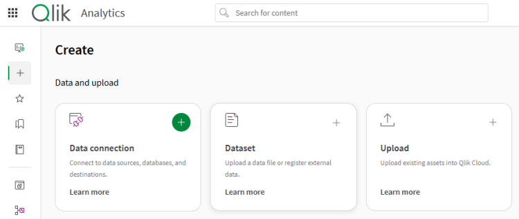 add data connection in qlik