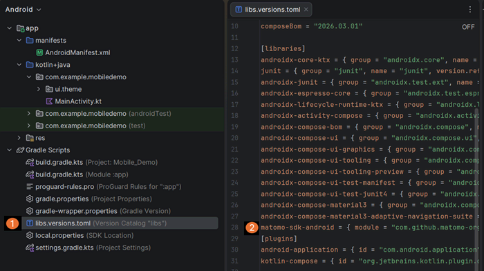 Set up tracking with the Matomo SDK for Android FAQ - Analytics ...