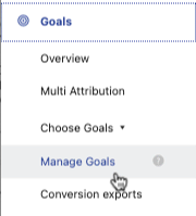 Manage Goals